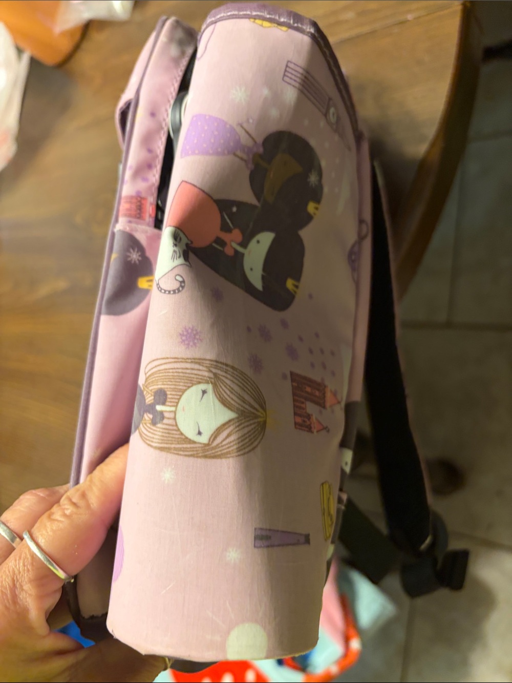 Urban Infant Packer Princess Pattern Backpack - Picture 5 of 6
